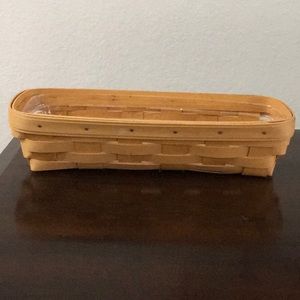 Longaberger Cracker Basket with plastic liner